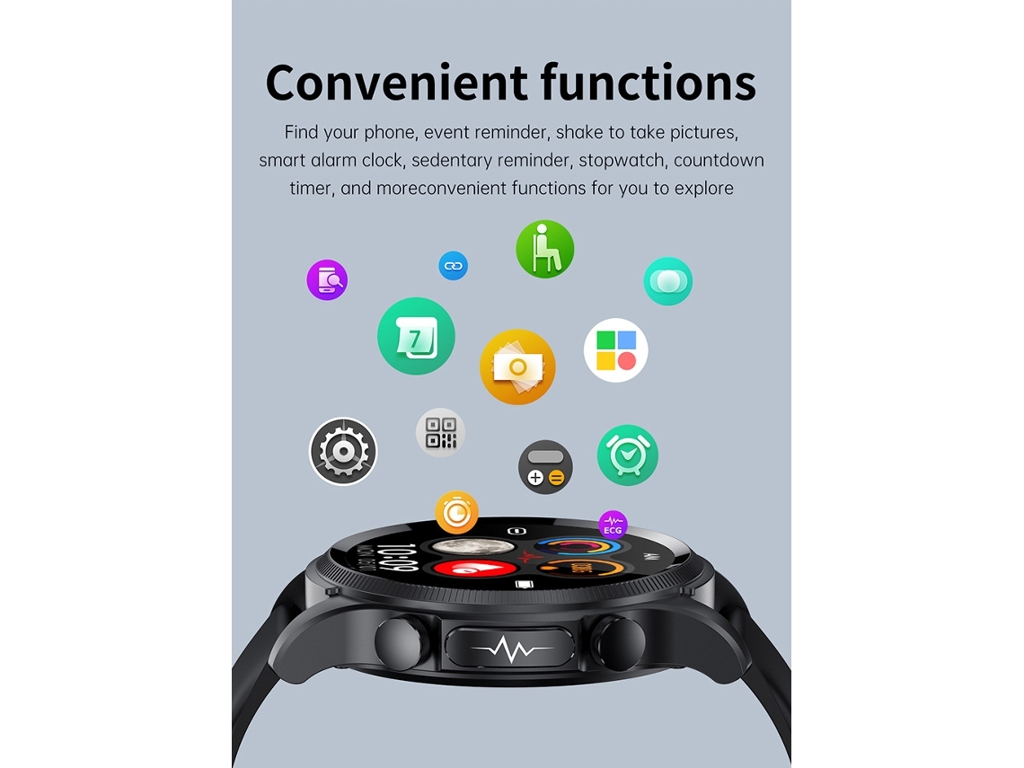 Smartwatch YDCY E400 Castanho