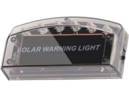 Luz De Segurança Solar Para Carro Doitool Com 6 Leds Azuis, Luz De Advertência Abs Intermitente, Luz De Proteção