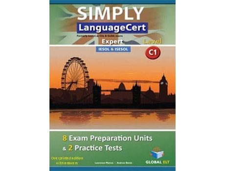 Livro Simply Languagecert - Cefr C1 - Preparation Da Editorial Global Elt. De Andrew Betsis (inglês)