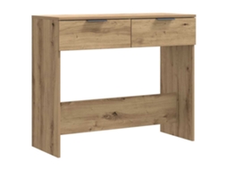 Console Table, Console Tables Vidaxl Marrom Madeira Processada (n/a)