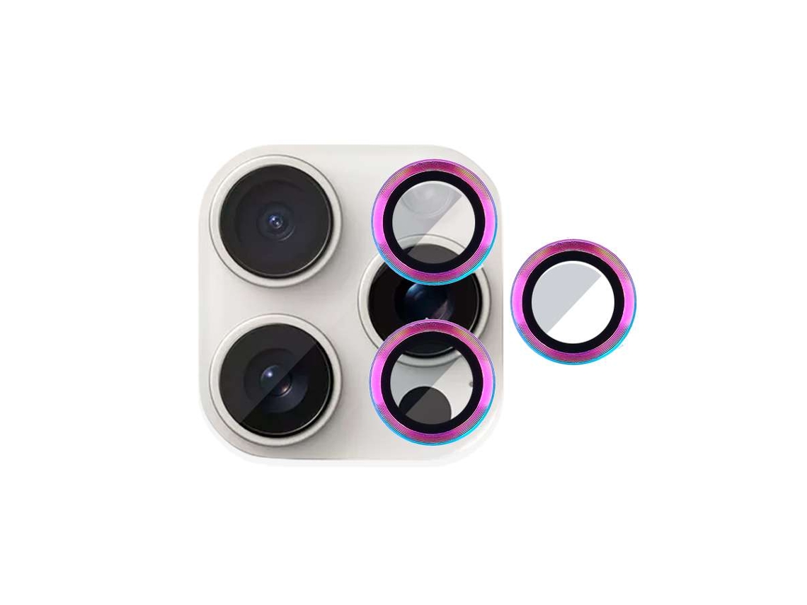 Protetor de Lente Iridiscente para iPhone 16 Pro LA CASA DE LAS CARCASAS