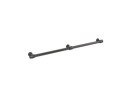 Puxador para Móveis Material Liga de Zinco. Distância Entre Centros 1188. Envernizado Preto Mate Parafusos de Fixação Incluídos 25Mm HARDWAREXCHANGE