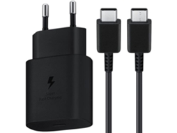 Carregador Rápido Usb C de 25 W para Samsung Soquete Adaptador de Energia e Cabo Usb C de 1 2 M Compatível com Samsung S22-S22 Plus-S22 H908 TRAHOO