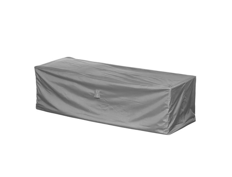 Capa Protetora para Sofá de Jardim 245 X 100 X 80 Cm Poliéster Tecido Oxford 600D Cor: Cinza MEHR GARTEN
