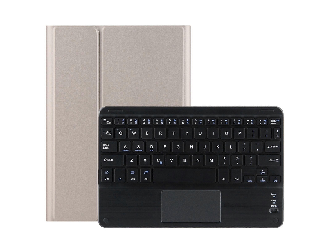 Dy-m10rel-c 2 Em 1 Teclado Bluetooth Removível + Capa Protetora De Couro Para Tablet Com Touchpad E Suporte Para Lenovo Tab M10 Fhd Rel