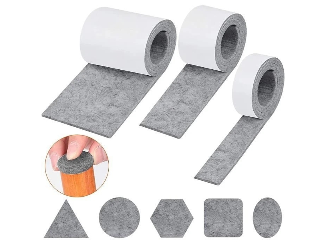 Almofadas De Feltro Para Móveis, Autoadesivo, 5 Mm