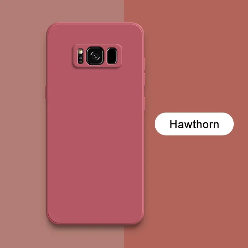 Capa De Celular Em Silicone Líquido (samsung Note 9, Vermelho Vivo), Macia E Resistente A Impactos.