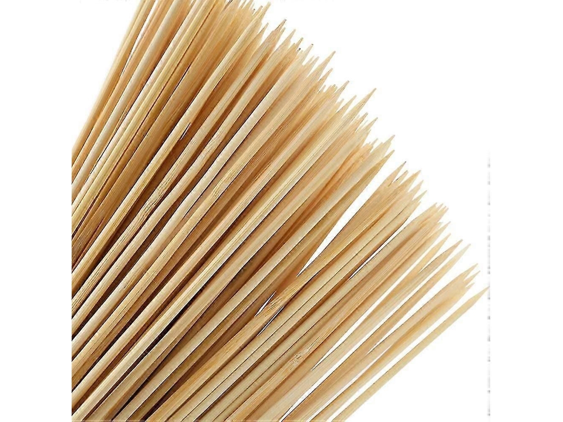 100 Espetos De Madeira, 30cm