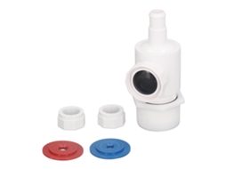Primerox Conector universal de parede para aspirador de piscina, com 2 porcas, compatível com Polaris e Zodiac