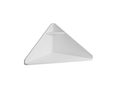 Secretária Suspensa Zen Móveis Bonitos Branco Mate