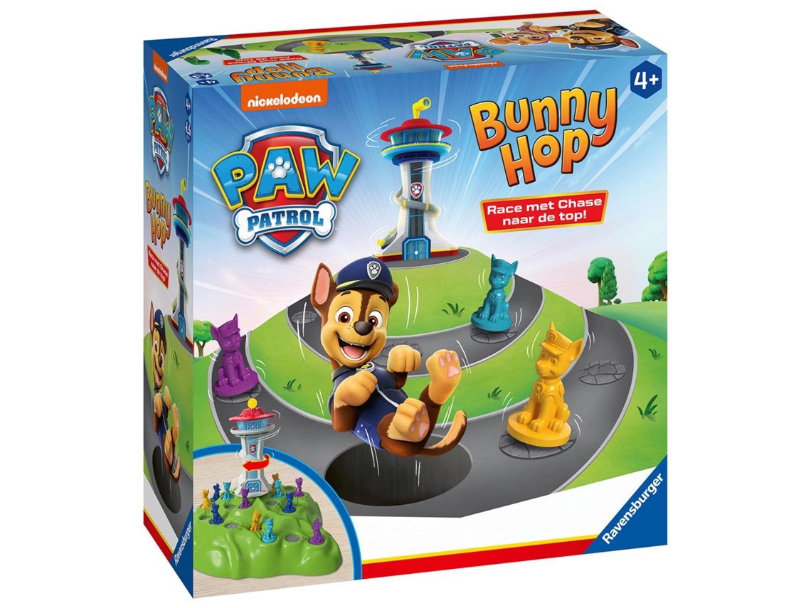 Jogo De Tabuleiro Infantil De Aventura Patrulha Canina Bunny Hop Da Ravensburger