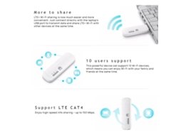 Roteador Wifi 4g Lte Mini Usb Huawei E8372h-155