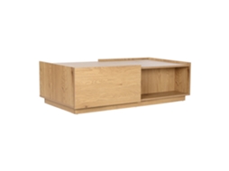 Mesa de centro em MDF de carvalho natural, 120x60x35cm ALEXANDRA HOUSE LIVING