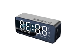 G50 Alto-Falante Sem Fio Mini Espelho Superfície Design Suporte Cartão Tf 2 em 1 Prático Alto-Falante Despertador Compatível com Bluetooth para Casa-P