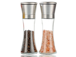Conjunto Grande De Moedores Sal E Pimenta, Moedor De Sal Marinho E Pimenta Ajustáveis, Klb