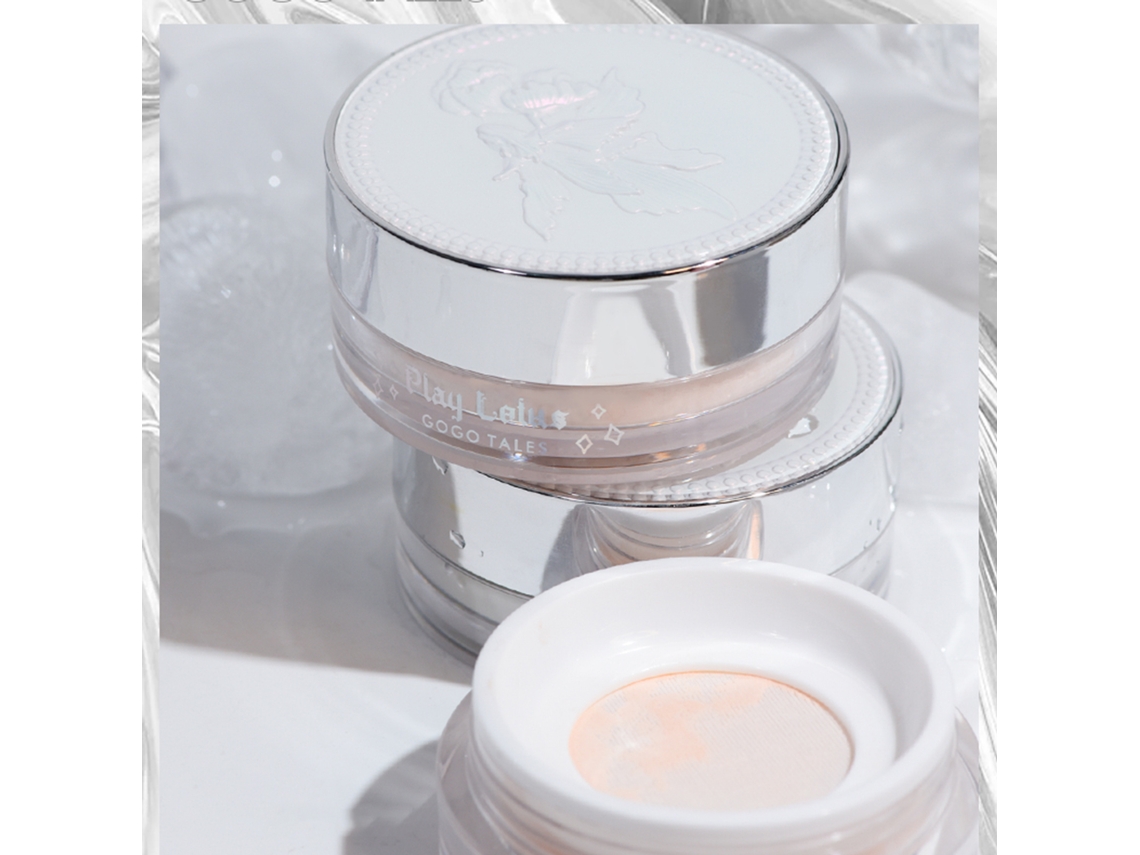 Polvo De Maquillaje Gogo Tales Honey Oil-control Impermeable, Absorve Gordura, Hidrata Os Poros, Compacto E Portátil, 10g