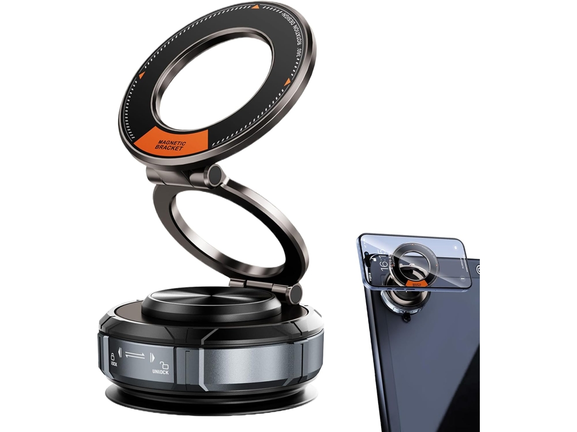 Suporte magnético para celular (não compatível com carro).