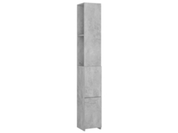 Armário Sanitário Cinzento Cimento MAISON EXCLUSIVE Derivado da Madeira (25x26,5x170 cm)