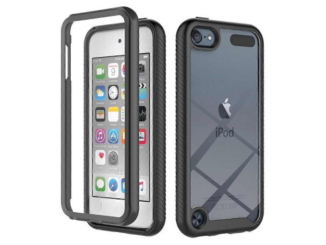 Capa Para Ipod Touch 7/6/5 Com Protetor De Tela, Corpo Inteiro Transparente, À Prova De Choque, Capa Protetora Para Celular