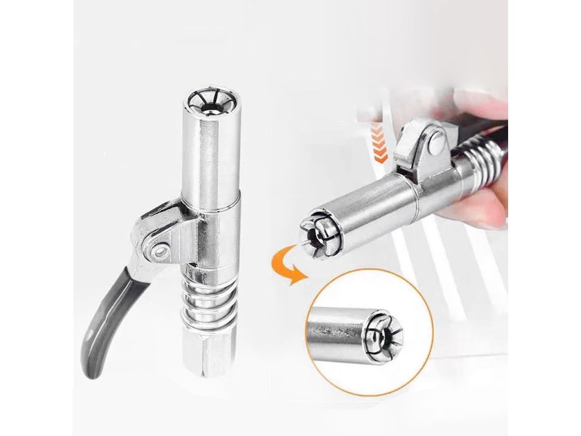 Laxiscreed Conector De Alta Pressão Para Graxa, De Fecho Rápido E Resistência Elevada, Compatível Com M6, M8, M10