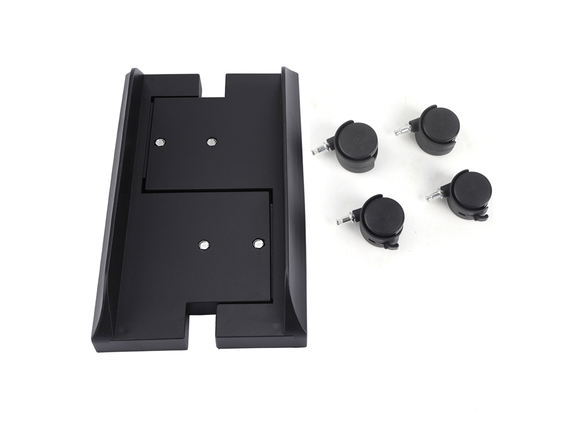 Suporte Removível para Gabinete de Computador com Freio Ajustável Rack de Armazenamento Desktop Preto | S/MARCA