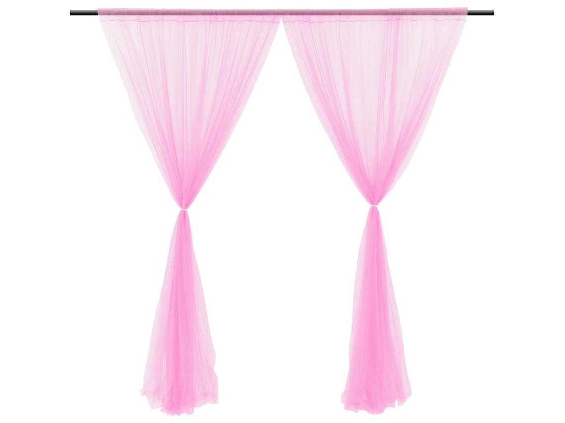Laxiscreed Cortina De Malha De Nylon Rosa Para Decoração De Casamentos E Sessões Fotográficas