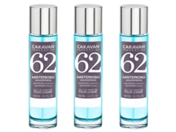 3X Perfume Homem Nº62 150Ml CARAVAN