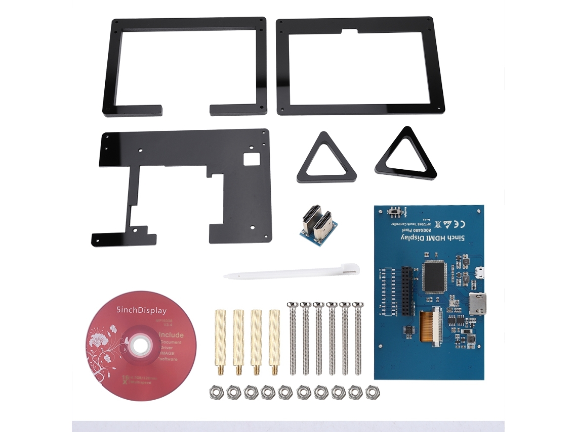 Tela Tática Raspberry Pi Suporta Controle Tático Compatível com Múltiplos Modelos Raspberry Pi EOOCOO