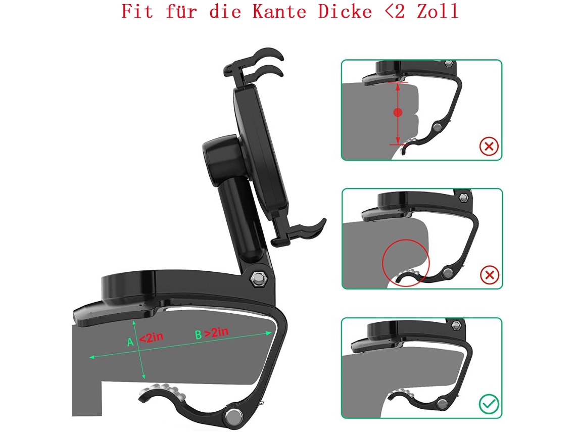 Suporte Para Celular Suporte Para Celular Carro 360 Graus ELKUAIE