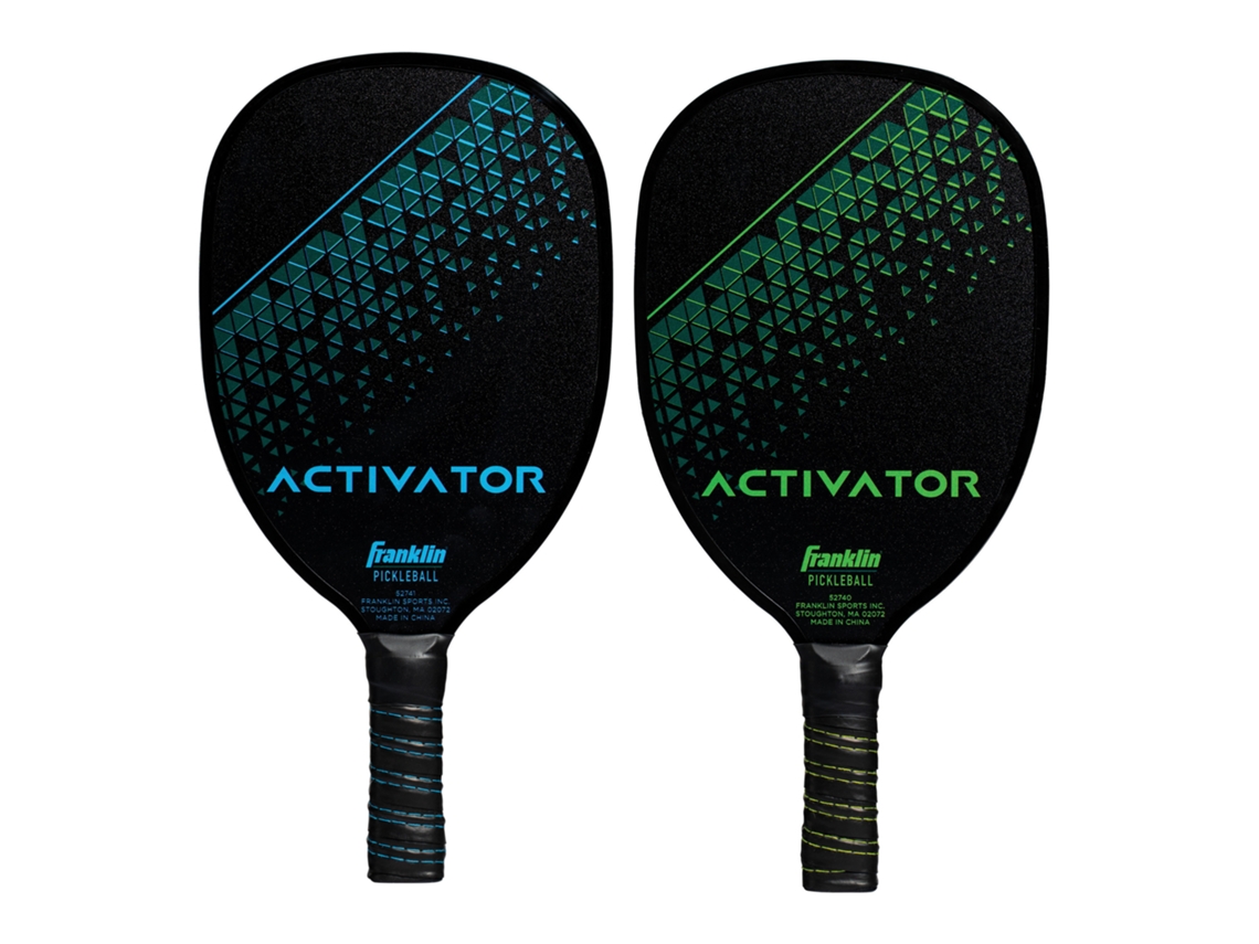 Raquete De Pickleball De Madeira Franklin Preta/azul Brinquedo Esportivo Sustentável
