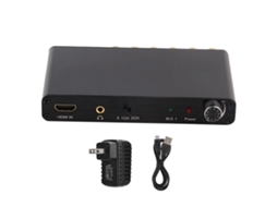 Conversor Decodificador De Áudio Hdmi 5.1 Para Analógico 4k 3d Com Saída Rca/3.5mm