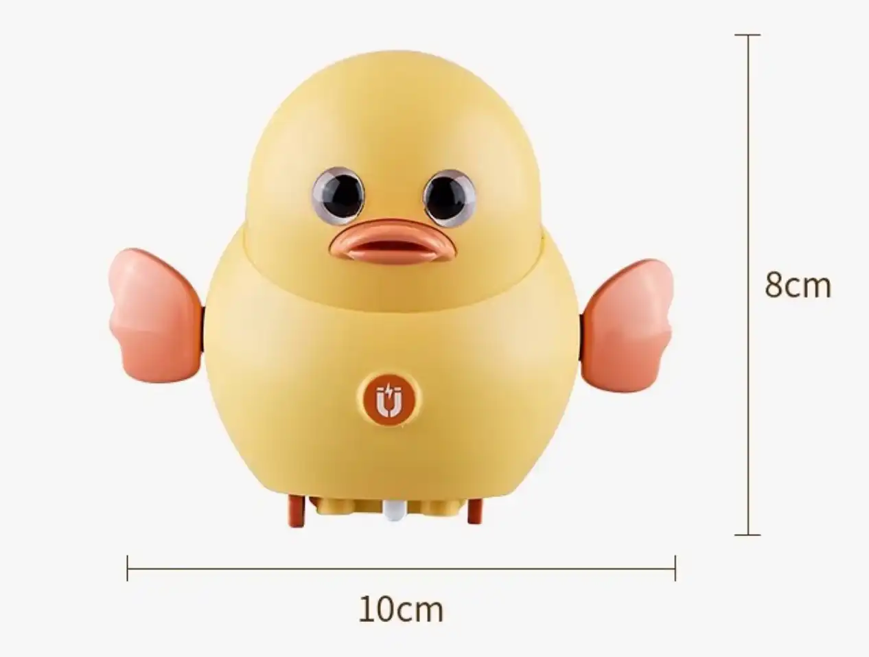 Patinho Balanço (amarelo Não Inclui Pilhas E Chave De Fenda 10*7*8cm)