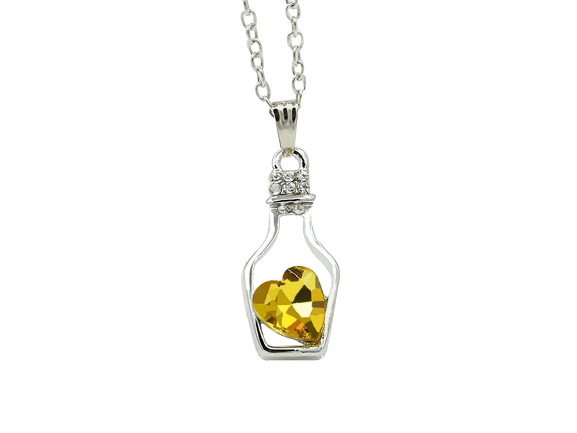 Colar De Mulher Com Pingente E Corrente Dourada
