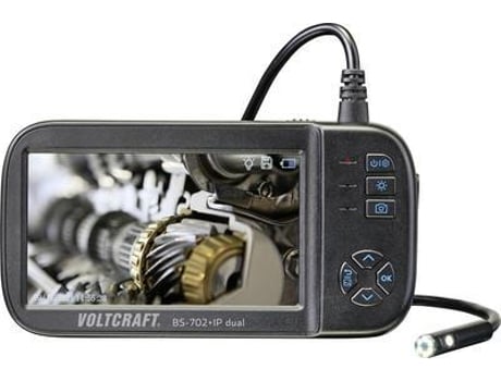 Sonda endoscópica dupla Bs 702seip ø 8 mm comprimento da sonda 5 m voltcraft (bs 702seip dual)