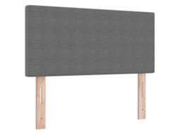 Cabeceira de LED com luz Cinzento em poliéster MAISON EXCLUSIVE (100x0x0 cm)