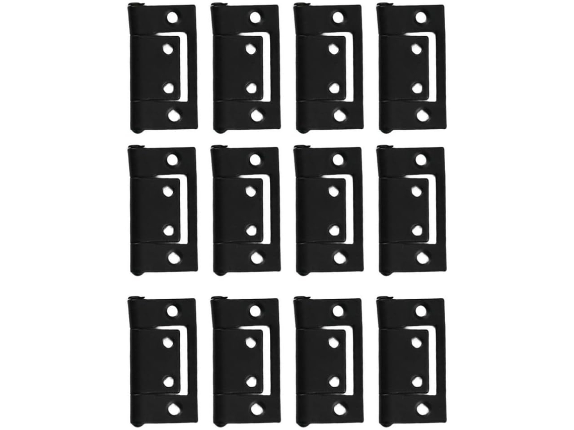 Dobradiças Para Armários, 12 Peças, Ferragens Metálicas 38x21mm Para Portas E Janelas De Móveis Com Movimento Confiável
