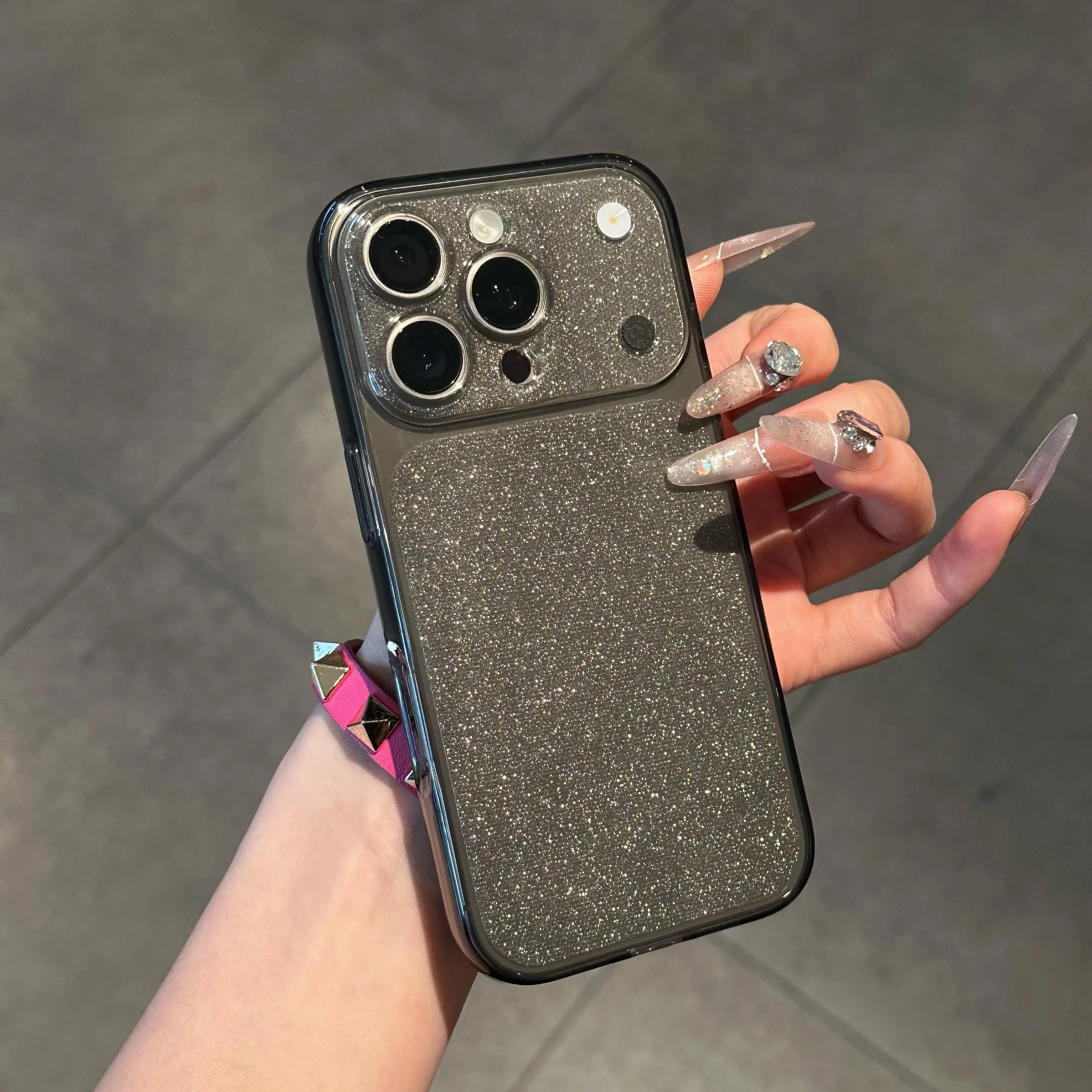 Capa De Celular Em Tpu De Silicone Macio E Brilhante (preta Para Iphone 17), Resistente A Impactos, Transparente E Ultrafina.