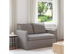 Vidaxl Sofá Cinzento-acastanhado 136 X 82 X 85 Cm Tecido
