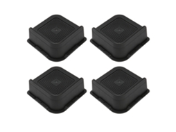 4pcs Elevadores de Móveis Abs Anti derrubamento | S/MARCA