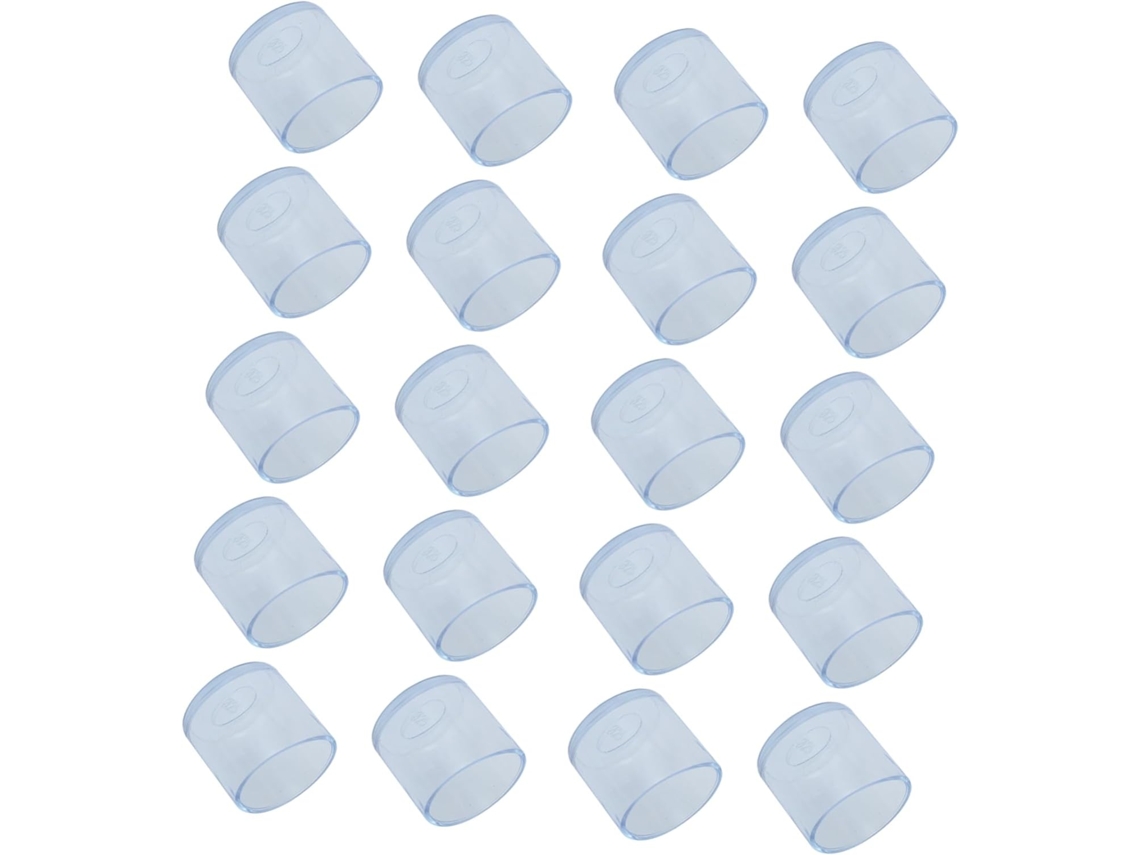 Protetores Antiderrapantes Para Pés De Mesas E Cadeiras, 20 Unidades, Pvc Transparente Espesso, Resistentes Ao Desgaste