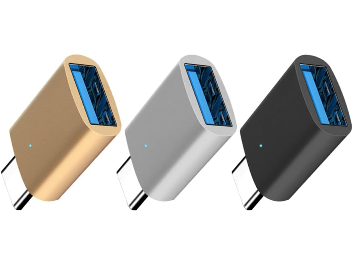 Adaptador Usb-c Para Usb 3.0 De 3 Peças, Conversor Rápido
