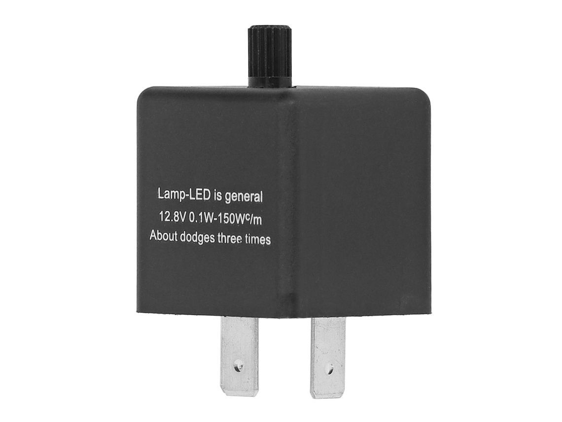 Rele Intermitente Led Ajustável para Carro 3 Pinos Contato Normalmente Aberto Dc12v 10a