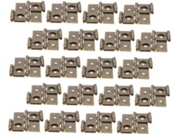 Dobradiças Dobráveis Para Portas De Armário, Resistentes E Robustas, 20 Peças, Estrutura De Dobradiça Dupla, Aço
