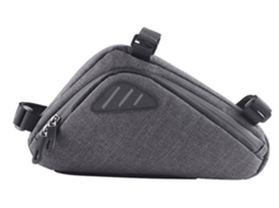 Bolsa Triangular para Bicicleta À Prova de Chuva Dobrável Zz-06 Cinza