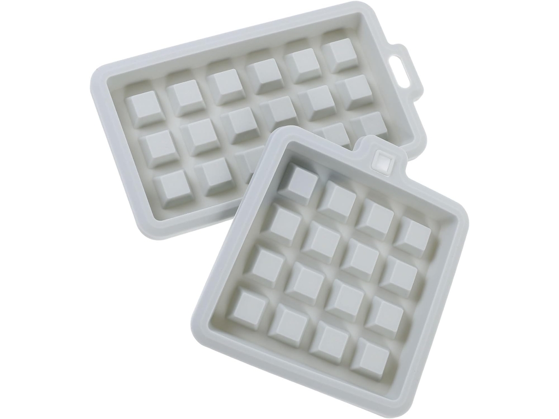 Forma De Silicone Para Waffles De 2 Peças, Fácil De Limpar, Design Simples.
