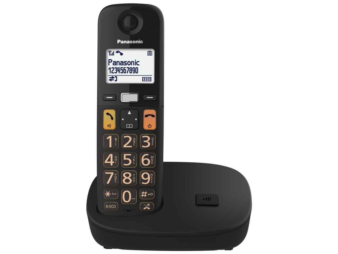 Telefone sem fios PANASONIC KX-TGU110EXB (Outlet Caixa Aberta - Preto)