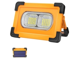 2026-lanterna Led Recargável 80w Com Painel Solar 3 Modos Luz De Trabalho Portátil Com Base Magnética E Função Power Bank