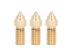 3 Peças Bico De Latão 1.75mm 0.4mm M6 Para Impressora 3d Elegoo Neptune 4/4pro