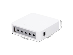 Laxiscreed Mini Ups Ininterrupta Com Múltiplas Saídas De Tensão Para Diversos Dispositivos