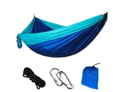 Rede de acampamento em nylon, portátil, para uma ou duas pessoas, 270x140 cm | AQUAFORGE | AQUAFORGE